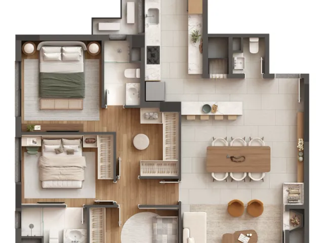 Imagem 7: Season Apartamento com 3 dormitórios