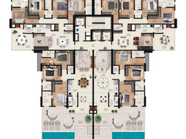 Imagem 4: La Belle Verte Apartamento com 4 dormitórios