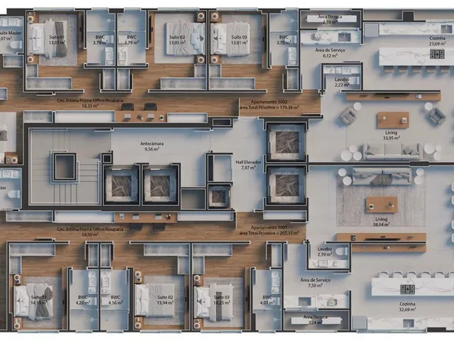 Imagem 7: Grand Luxury Apartamento com 4 dormitórios