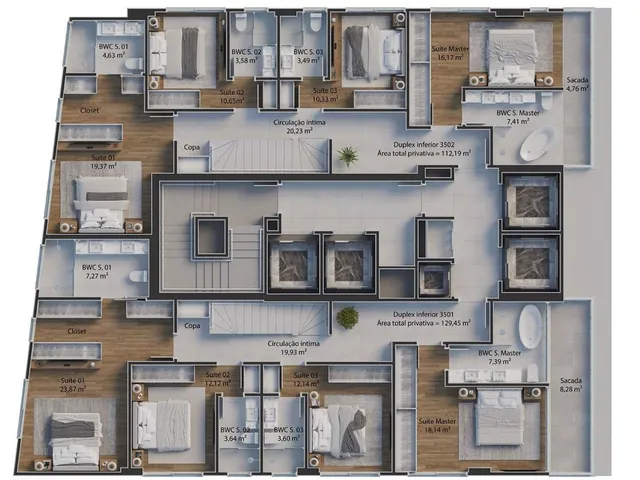 Imagem 8: Grand Luxury Apartamento com 4 dormitórios