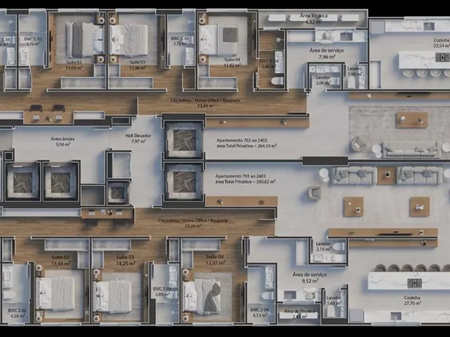Imagem 13: Grand Luxury Apartamento com 4 dormitórios