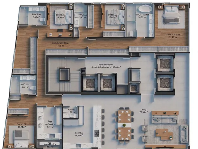 Imagem 14: Grand Luxury Apartamento com 4 dormitórios