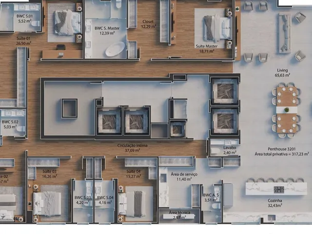 Imagem 16: Grand Luxury Apartamento com 4 dormitórios