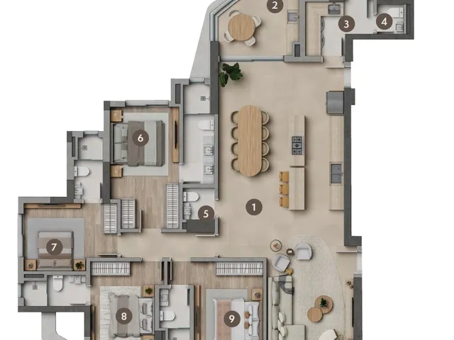 Imagem 4: Alaia Apartamento com 4 dormitórios