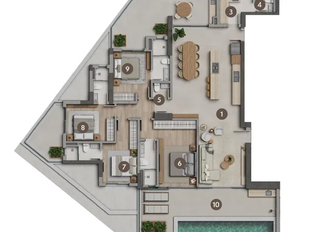 Imagem 5: Alaia Apartamento com 4 dormitórios