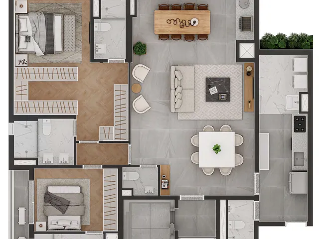 Imagem 12: Layers - Layers Apartamento com 4 dormitórios