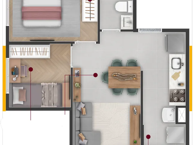 Imagem 8: Líber Jaçanã Apartamento com 2 dormitórios