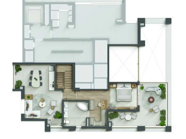 Imagem 6: Cobertura de luxo de 4 quartos e 4 suítes no Jardim América, São Paulo-SP - 276,64m²!