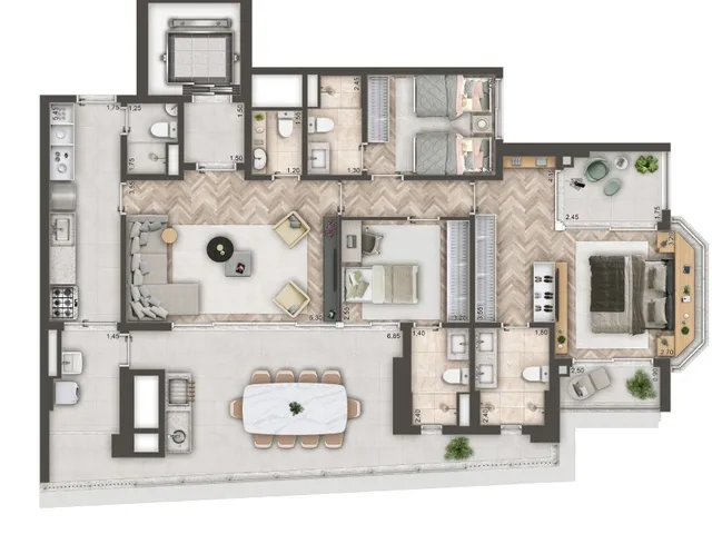 Imagem 14: Apartamento Residencial em São Paulo - Sp, Brooklin Novo
