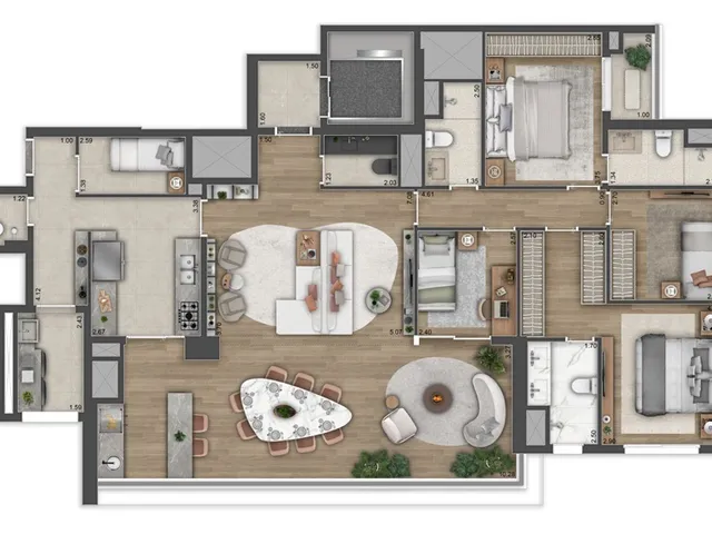 Imagem 4: Apartamento Residencial em São Paulo - Sp, Brooklin Novo