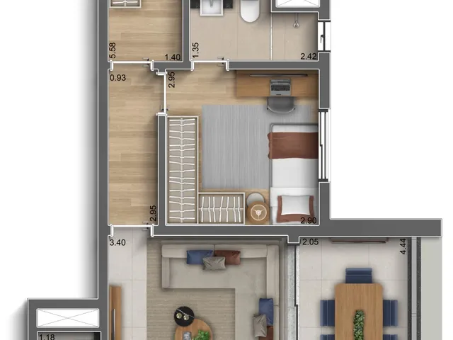Imagem 3: Apartamento à venda no bairro Perdizes - São Paulo/SP