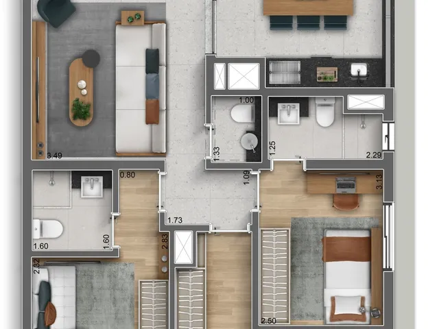 Imagem 4: Apartamento à venda no bairro Perdizes - São Paulo/SP