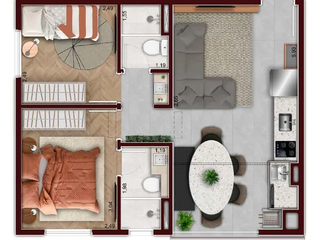 Imagem 4: Apartamento Residencial em São Paulo - Sp, Mooca