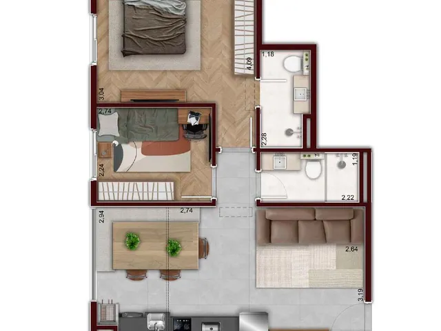 Imagem 6: Apartamento Residencial em São Paulo - Sp, Mooca