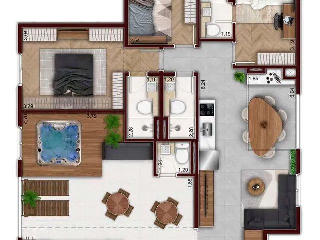 Imagem 8: Apartamento Residencial em São Paulo - Sp, Mooca