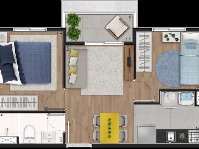 Imagem 4: Brise Mascote Apartamento com 3 dormitórios