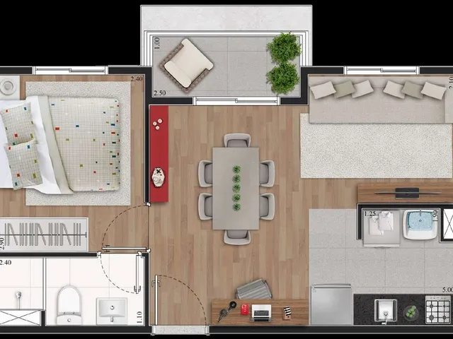 Imagem 5: Brise Mascote Apartamento com 3 dormitórios