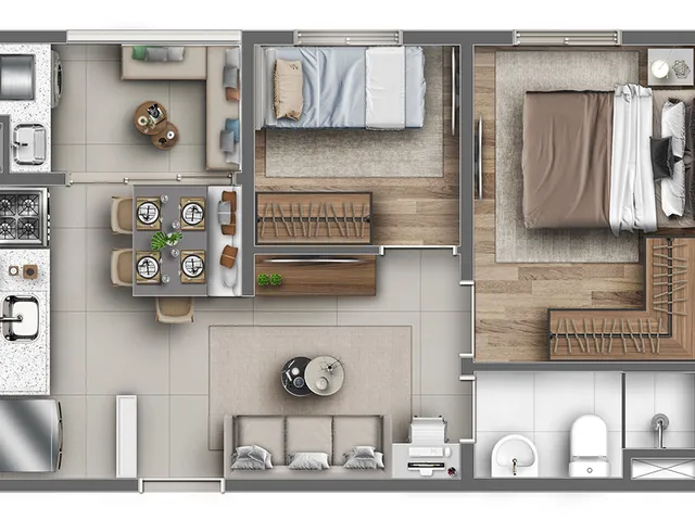 Imagem 6: Viva Itamaracá Apartamento com 2 dormitórios