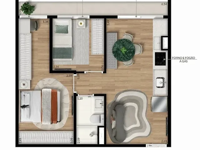 Imagem 3: Lins 911 Apartamento com 1 dormitório