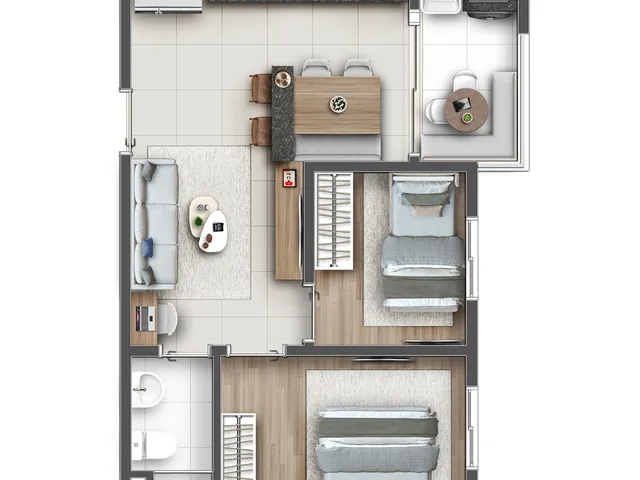 Imagem 6: Hug Vitality Apartamento com 2 dormitórios