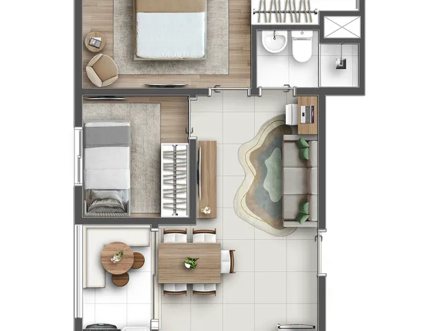 Imagem 7: Hug Vitality Apartamento com 2 dormitórios