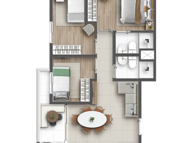 Imagem 10: Hug Vitality Apartamento com 2 dormitórios