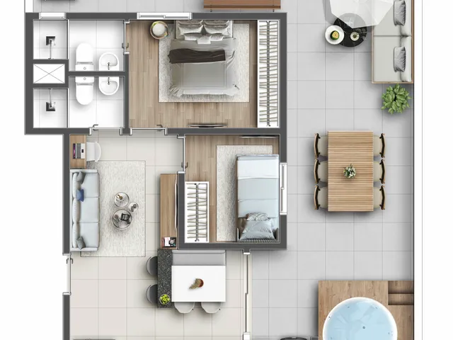Imagem 11: Hug Vitality Apartamento com 2 dormitórios