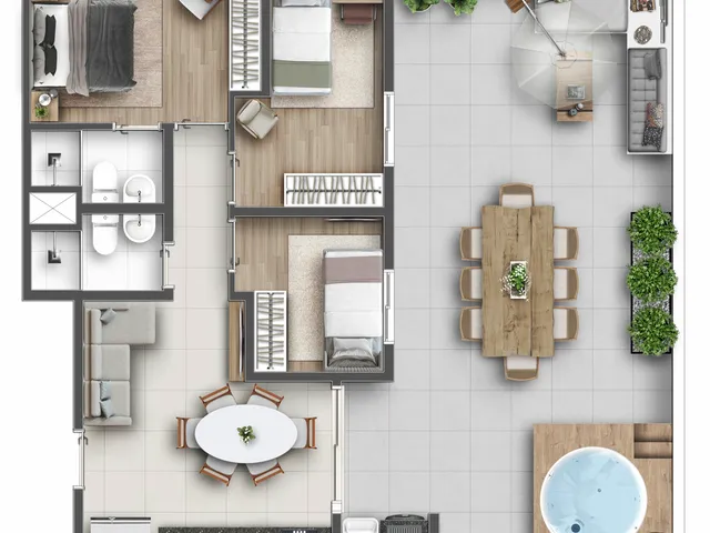 Imagem 14: Hug Vitality Apartamento com 2 dormitórios
