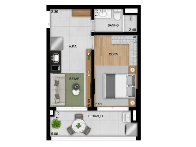 Imagem 5: Praça Diálogo Patriarca - Residencial