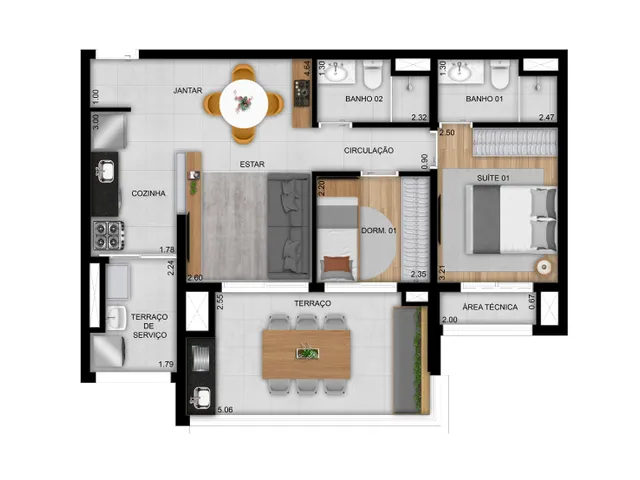 Imagem 6: Praça Diálogo Patriarca - Residencial