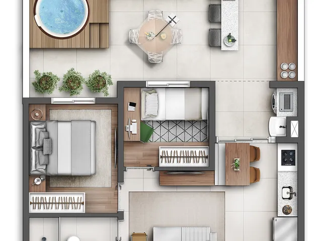 Imagem 6: Led Iguatemi Apartamento com 2 dormitórios