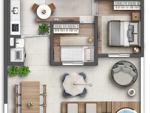 Imagem 7: Led Iguatemi Apartamento com 2 dormitórios