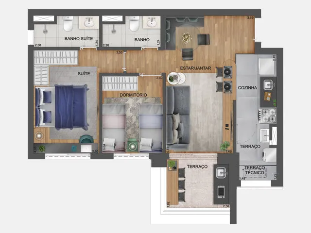 Imagem 6: Hub Brooklin By Ez - Residencial - Hub Brooklin By Ez - Residencial