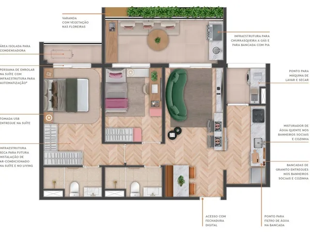 Imagem 3: Soneto Casemiro Apartamento com 3 dormitórios