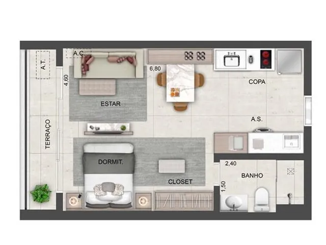 Imagem 2: Ledge Brooklin - Nr
