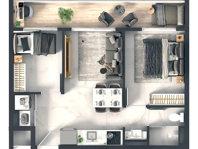 Imagem 4: Isla Morumbi Apartamento com 2 dormitórios