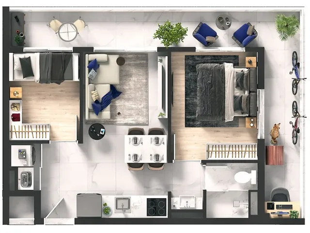 Imagem 6: Isla Morumbi Apartamento com 2 dormitórios