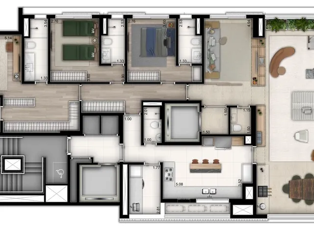 Imagem 5: Mirage Ibirapuera - Residencial