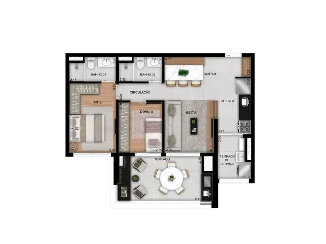 Imagem 2: Prisma Condomínio Clube Vila Ema - Residencial