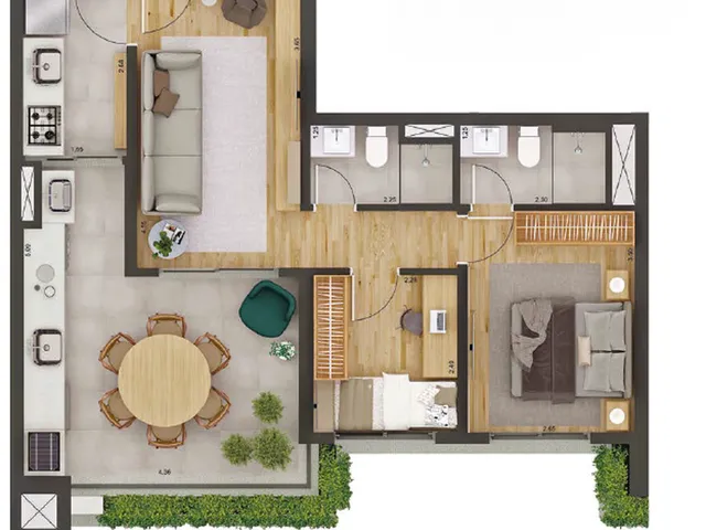 Imagem 3: Florea Bosque da Saúde - Residencial