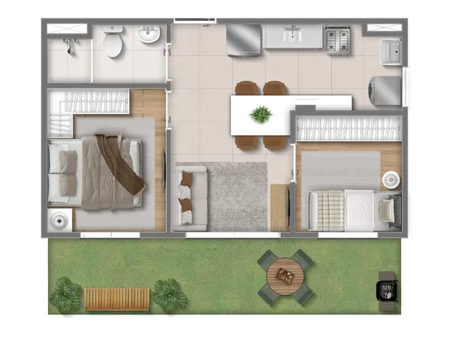 Imagem 5: Apartamento À Venda no Bairro Vila Carmosina - São Paulo/Sp