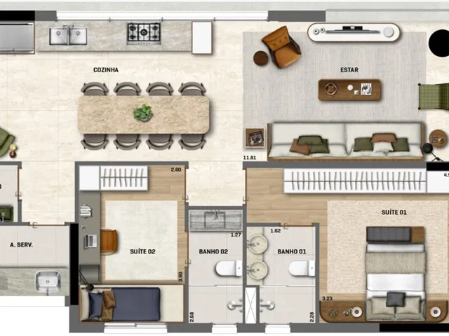Imagem 3: Blend 468 Apartamento com 2 dormitórios
