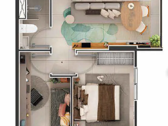 Imagem 2: Ayas Apartamento com 2 dormitórios