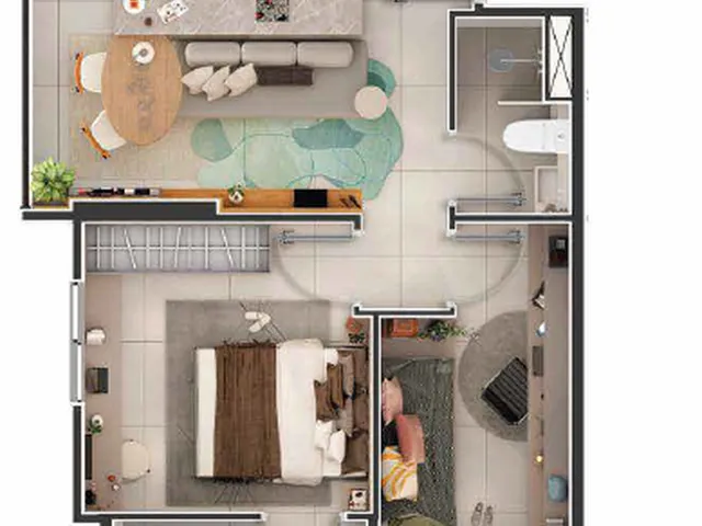 Imagem 3: Ayas Apartamento com 2 dormitórios