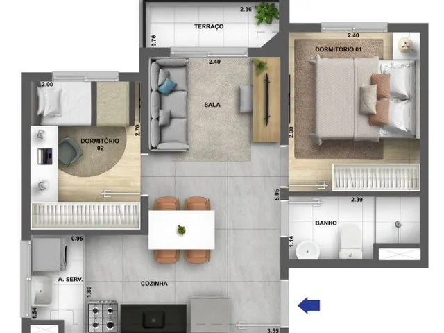 Imagem 6: Dez Butantã Apartamento com 2 dormitórios