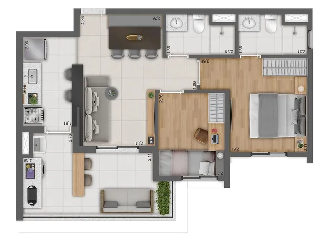Imagem 3: Apartamento À Venda no Bairro Butantã - São Paulo/Sp