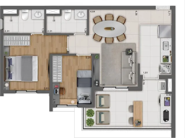 Imagem 4: Apartamento À Venda no Bairro Butantã - São Paulo/Sp