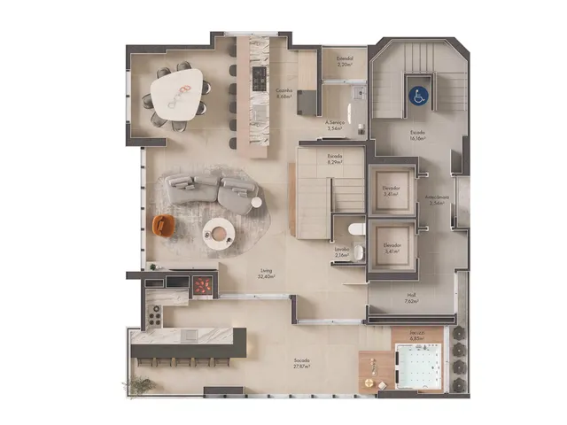 Imagem 6: Sense Apartamento com 5 dormitórios