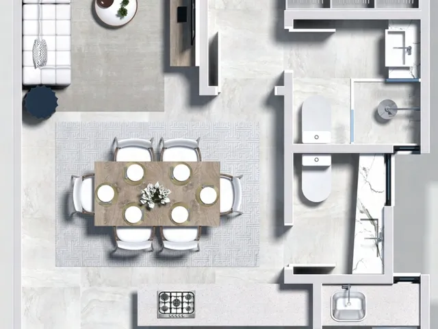 Imagem 3: Farol de Orange Apartamento com 2 dormitórios
