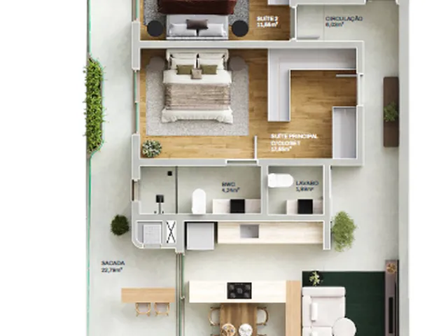 Imagem 5: Oceean Apartamento com 4 dormitórios